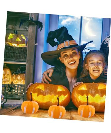 DECHOUS 20pcs Simulated Mini Pumpkin Halloween Decoration Simulation Pumpkin Halloween Pumpkin Crafts Fake Pumpkin Halloween Pumpkin Decoration Painted Decorate Little Pumpkin Foam Yellow 2.2X3.4CM - Buy Online on GoSupps.com