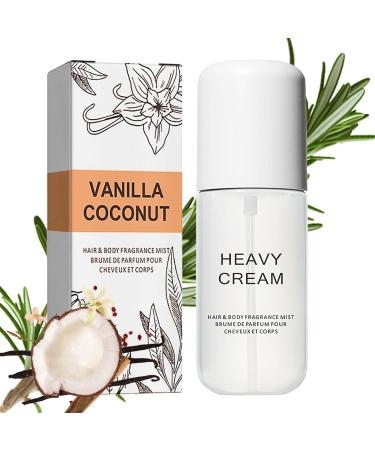 Vanilla Coconut Perfume Vanilla Skin Perfume Vanilla Coconut Body Spray Vanilla Skin Body Mist for Women Hair Perfume for Women Long Lasting Hair and Body Mist Perfume (HEAVY CREAM) - Buy Online on GoSupps.com