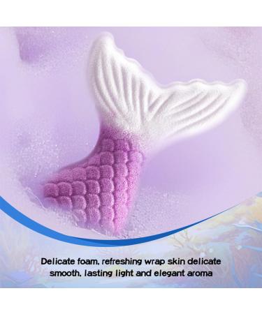  MagiSel Children's bath bombs mermaid design organic natural educational bath experience with animal figurines birthday and bath gift 100g - Buy Online on GoSupps.com