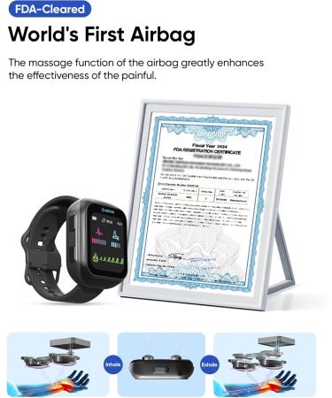 FDA-Cleared Motion Sickness Bands | Anti-Nausea Wristbands for Travel Relief (Car Sea Air Train) | Safe Morning & Stress Nausea Relief - Buy Online on GoSupps.com