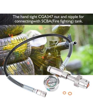 Stainless Steel MAGT Paintball Charging Adapter Knob Type Valve for CGA 347 Connector - Buy Online on GoSupps.com