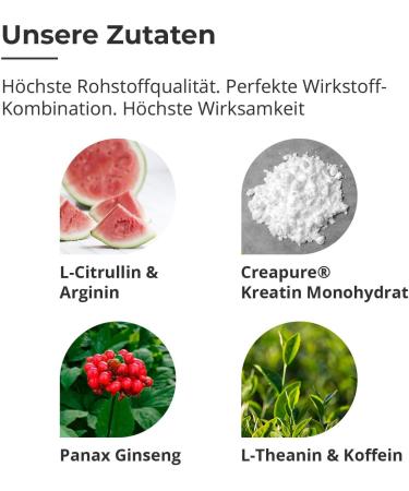 Ahead Energice Natural Vegan Pre Workout Booster 375g Vitamin B6 B12 L-Citrulline Arginine & Panax Ginseng Lemon Flavour Made in Germany - Buy Online on GoSupps.com