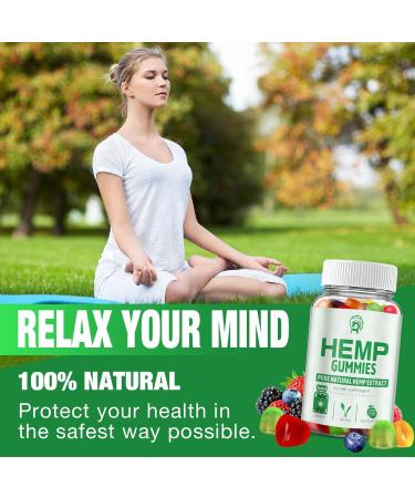 High Potency Hemp Gummies | Vegan Fruit Flavor | Pure Hemp Oil Extract | Made in USA | International Shipping - Buy Online on GoSupps.com