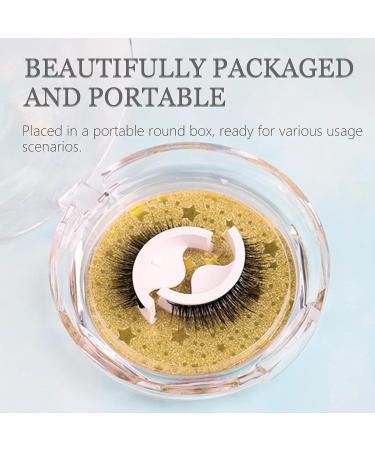 Reusable Self-Adhesive Eyelashes - Wispy Natural Look (2 Pairs) - Buy Online on GoSupps.com