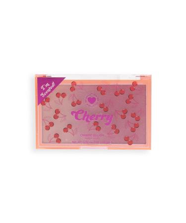 I Heart Revolution Makeup Blush, Pressed Powder Blush, Highly Pigmented, Vegan & Cruelty-Free, Cherry Ombre, 15g