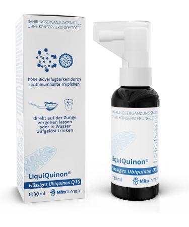 Liquiquinon Liquid Ubiquinone - Coenzyme Q10 30 ml | Highest Bioavailability for Optimal Health | Shop Now! - Buy Online on GoSupps.com