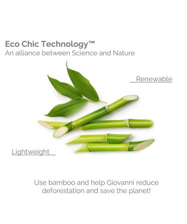 Giovanni Bamboo Oval Hairbrush | Eco-Friendly Hair Care Brush - Buy Online on GoSupps.com
