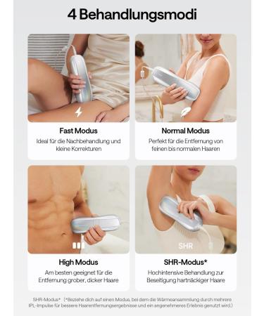 Ulike Air 10 Laser Hair Removal - IPL Device with Skin Sensor for Pain-Free & Long-Lasting Hair Removal at Home - 4 Modes for Body & Face - International Shipping Available - Buy Online on GoSupps.com