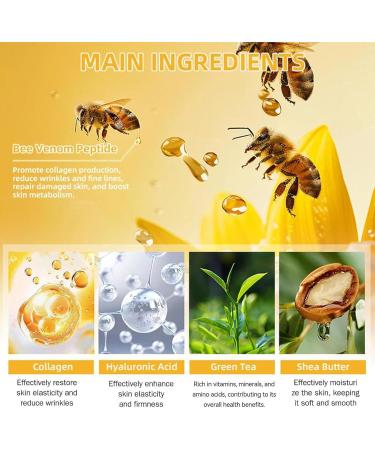 gifyym Bee Lift Cream Biancat Luxeradiance Bee Lift Cream Bee Cream Bee Gift Bee Venom Face Lift Cream The facial cream for repairing damaged skin - Buy Online on GoSupps.com