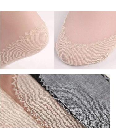 10x Ladies Nylon Elastic Short Ankle Sheer Stockings - Grey | Silk Short Socks - Buy Online on GoSupps.com