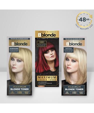 Jerome Russell Bblonde White Gold Maximum Blonde Toner - Non-Permanent Hair Toner - 8 Washes - 75ml - Buy Online on GoSupps.com