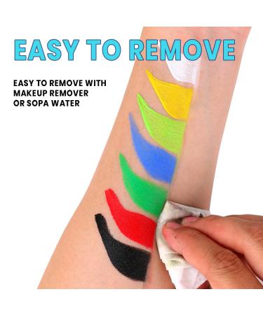 Depvision Black Oil Based Face Paint - Waterproof Creamy Makeup for Kids & Adults | Perfect for Halloween SFX & Christmas Parties - 30g - Buy Online on GoSupps.com
