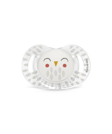 Suavinex Bonhomia Flat Feather Beige 18m+ Silicone Pacifier SXSBA3079198