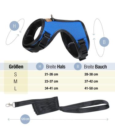 Bella & Balu Cat Harry - Durable Breast Dish with Leash Soft Lining & Breathable Mesh for Comfortable Walking (Small Black) - International Shipping Available - Buy Online on GoSupps.com