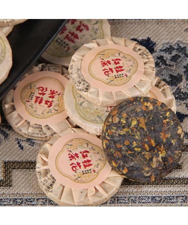 HQZM Premium Fengqing Osmanthus Black Tea 500g Small Tuocha Cakes Intense Fragrance and Tea Charm - Buy Online on GoSupps.com