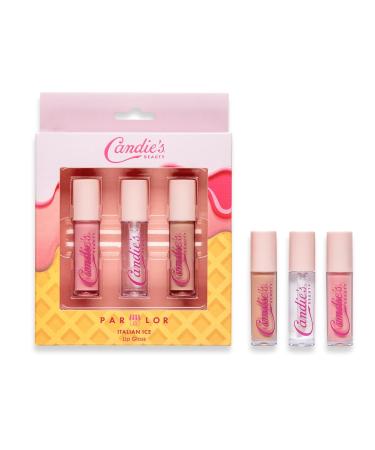 Candie s Parlor Italian Ice Lip Gloss Set - 3 Mini Moisturizing & Flavorful Lip Care for All Skin Types - Buy Online on GoSupps.com