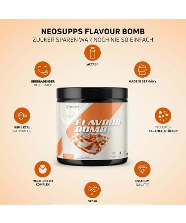NeoSupps Flavorver I Vanilla Cream 250g - Low-Calorie Flavor Enhancer for Delicious Meals & Baking | Perfect for Diets - Buy Online on GoSupps.com