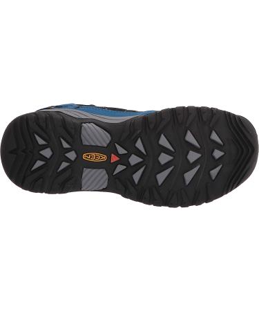 KEEN Little Kid's Targhee Sport Vented Hiking Shoe Mykonos Blue/Yellow 8 LK US - Buy Online on GoSupps.com