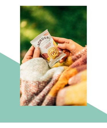 Border Biscuit Assortment of 150 individually wrapped mini biscuit packs 3 flavors - Buy Online on GoSupps.com