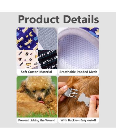 BAR Bear Surgical Recovery Sleeve for Dogs - XXXL (93-110LB) - Blue Elbow & Hip Protection Prevents Licking & Wound Damage - Buy Online on GoSupps.com