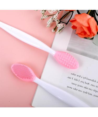 Lusofie 12 Pcs Double Sided Silicone Lip Scrub Brush Set for Exfoliation and Lip Lightening - For Men, Women, and Girls - Buy Online on GoSupps.com