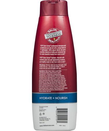 Salon Series Hydrate + Nourish Shampoo - 14.2 oz | Moisturizing Hair Care for All Hair Types | International Shipping Available - Buy Online on GoSupps.com