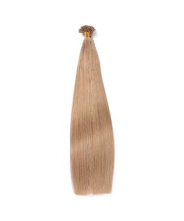 Buy Premium #16 Light Blond Nature Keratin Bonding Hair Extensions - 70cm 50 Strands 100% Remy Real Hair - U-Tip by Novon Hair Extensions - Buy Online on GoSupps.com