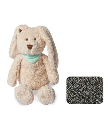 Green Woodpecker Heat Cuddling Rabbit Mom - Washable Rapeseed Heating Pillow for Children | Soothing Cuddly Toy for Abdominal Pain & Cold Relief (325-V3) - Buy Online on GoSupps.com