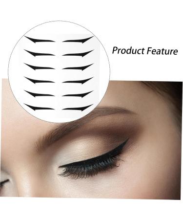 BIUDECO 72 Pairs Glitter Eyeliner Eyelid Makeup Stickers Self-adhesive Eyeliner Sticker Eyeshadow Stencil - Buy Online on GoSupps.com