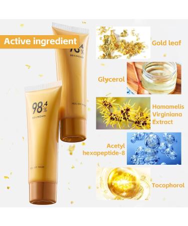 SOETDERT 3 Pieces Gold Peeloff Mask 984 Gold Foil Peeloff Mask Blackhead Remover Gold Foil Tearoff Mask Pore Cleanser Blackhead Cleansing Moisturizing Facial Mask - Buy Online on GoSupps.com
