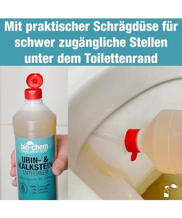 Bio-Chem Urine Stone Remover Extra Strong - 6x1000ml - Powerful Professional Toilet Cleaner Made in Germany - Buy Online on GoSupps.com