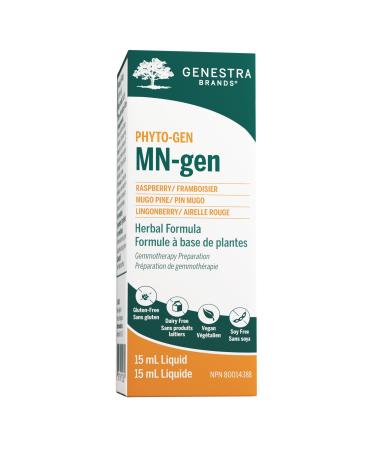 Genestra Brands - Meno-gen - Raspberry Mugo Pine and Lingonberry Herbal Supplement - 15 ml Liquid