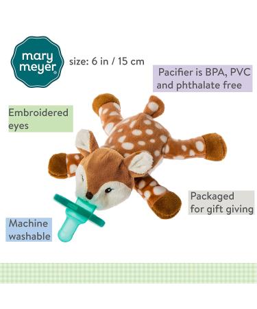 Mary Meyer WubbaNub Amber Fawn Infant Pacifier - 6 Inches | Buy Online - Buy Online on GoSupps.com