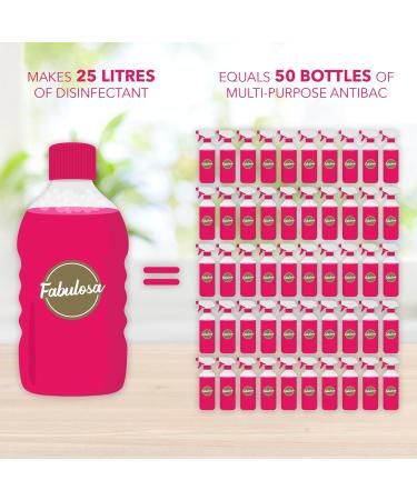 Fabulosa Multi Purpose Multi Surface Pet Concentrated Antibacterial Disinfectant All Purpose Pet Disinfectant and Deodoriser Odour Remover 500ml 6 Pack Extraordinary Extraordinary 500 ml (Pack of 6) - Buy Online on GoSupps.com