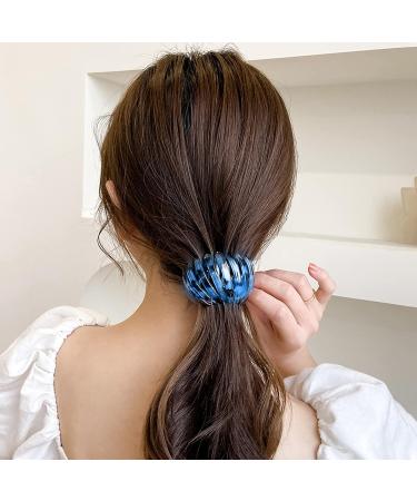 Shop Mlloaayo Simple Head Accessories - Horsetail Buckle Balls Hair Clip & Ponytail Hairpin in 4 Colors | Stylish Birds Nest Shape Hair Ornaments - International Shipping Available! - Buy Online on GoSupps.com