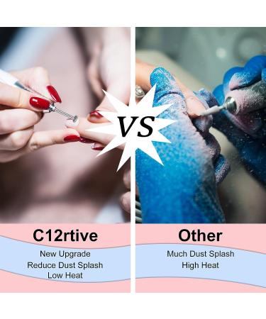 C12rtive 2Pcs Flat Nail Drill Bits Set - Diamond Carbide 3/32 - For Acrylic & Gel Nails - Dual Nail Form Removal - Buy Online on GoSupps.com
