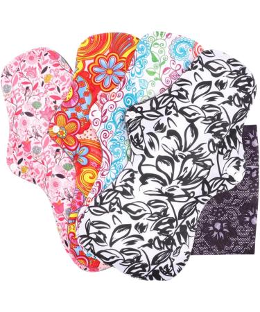 FRCOLOR 12-Pack Washable Menstrual Pads - Reusable Comfortable Eco-Friendly Menstruation Pads for Women - Buy Online on GoSupps.com