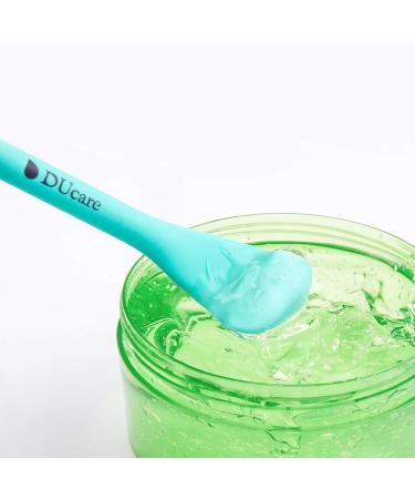 Ducare Silicone Face Mask Brush & Facial Cleansing Sponges Set - 4 PCS | Soft Double-Ended Brush for Mud, Clay, DIY Green - Beauty Essential - Buy Online on GoSupps.com