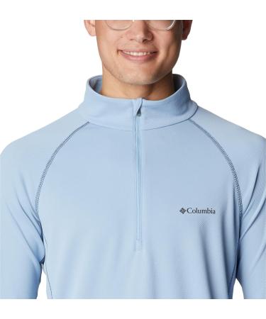 Columbia Men's Narrows Pointe Half Zip - Jet Stream/Dark Mountain - Size Medium - Buy Online on GoSupps.com