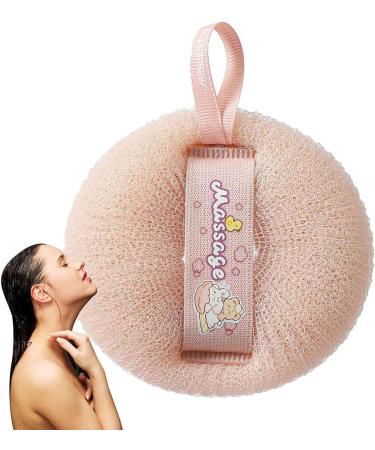 Bath Sponge Soft Exfoliator Shower Body Wash Scrub 11/14cm Foam Loofah Sponge FPM Loofah Sponge for Extra Foaming Bathing Sponges for Shower for Adults & Childrens Pink - Buy Online on GoSupps.com