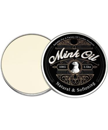  Hqunjikp Mink Oil Leather Conditioner | Softening and Cleaning Leather Conditioner | Softening and Restoring Paste 100g All-Natural Cleaning Supplies for - Buy Online on GoSupps.com