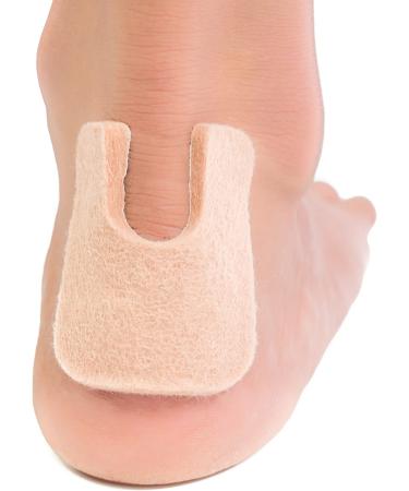ZenToes U-Shaped Felt Callus Pads - 24 Pack Self-Stick Pedi Cushions to Protect Calluses and Reduce Foot Pain - Buy Online on GoSupps.com