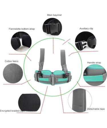 Buy Medical Gait Aid for Women - Nursing Walking Buckle & Thickened Lifting Leg Strap (Green) | International Shipping Available - Buy Online on GoSupps.com