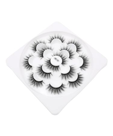 DRESSOOS 1 Box 6d False Eyelashes 3d Volume Lashes Fake Eyelashes Woman Makeup False Lash Wispy Lashes Dense Makeup Eyelashes Fake Lashes False Eyelash Makeup Accessory Chemical Fiber