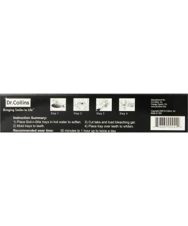 Dr. Collins All White Bleaching System 22% Carbamide Peroxide 16% - Professional Teeth Whitening Kit - Buy Online on GoSupps.com