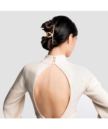 Gold French Twist Claw Clip - The Hair Edit | Shop Now - Buy Online on GoSupps.com