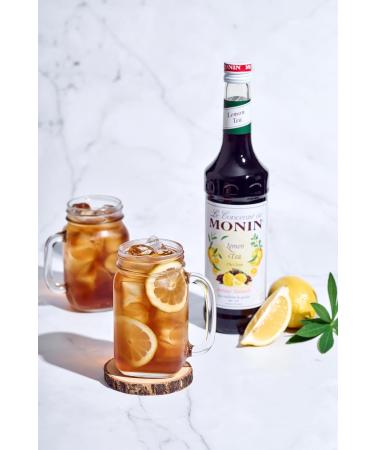 MONIN Premium Lemon Tea Concentrate 1L - Vegan-Friendly, Allergen-Free, 100% Natural Flavours - Ideal for Hot and Iced Teas - 1 Pack - Buy Online on GoSupps.com