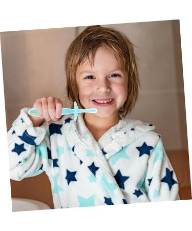 Gatuida 3pcs Baby Toothbrush Set - Soft Fur Food Grade Silicone Cleaning Brushes for Infants & Toddlers - Buy Online on GoSupps.com