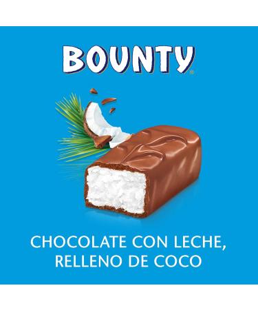  Bounty Bounty 24 x Coconut Stuffed Chocolate Bars and Milk Chocolate Cover - Buy Online on GoSupps.com