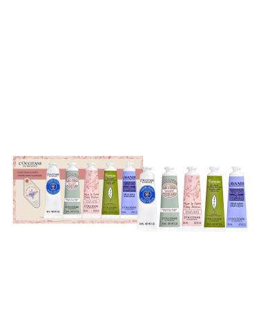 L'OCCITANE Nourishing & Protective Classic Hand Cream Holiday Sets: Gift the Best Moisturizing Hand Creams Including Almond Shea Butter Lavender Limited Edition Citrus Scents & More 5-Piece Gift Set